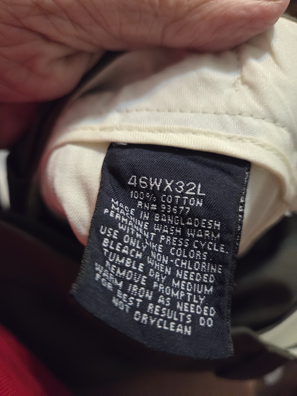 St. John's Bay Cream/Tan Casual Pants